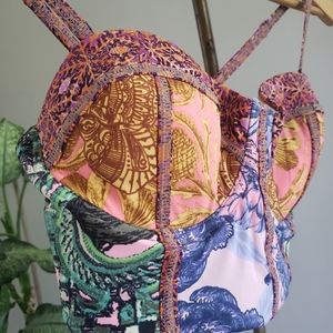 Bohemian bathing suit top